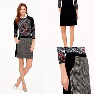EUC J. Crew Wool Postage Stamp Skirt